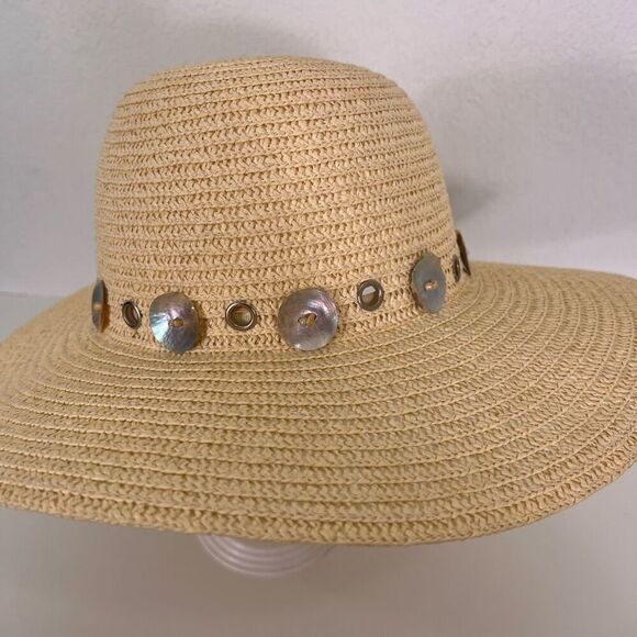 J Hats Cream Paper Sun Hat - Picture 3 of 7